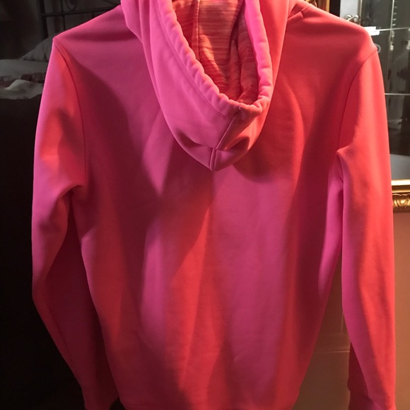 Under Armour Neon Pink Hoodie - Picture 3 of 4